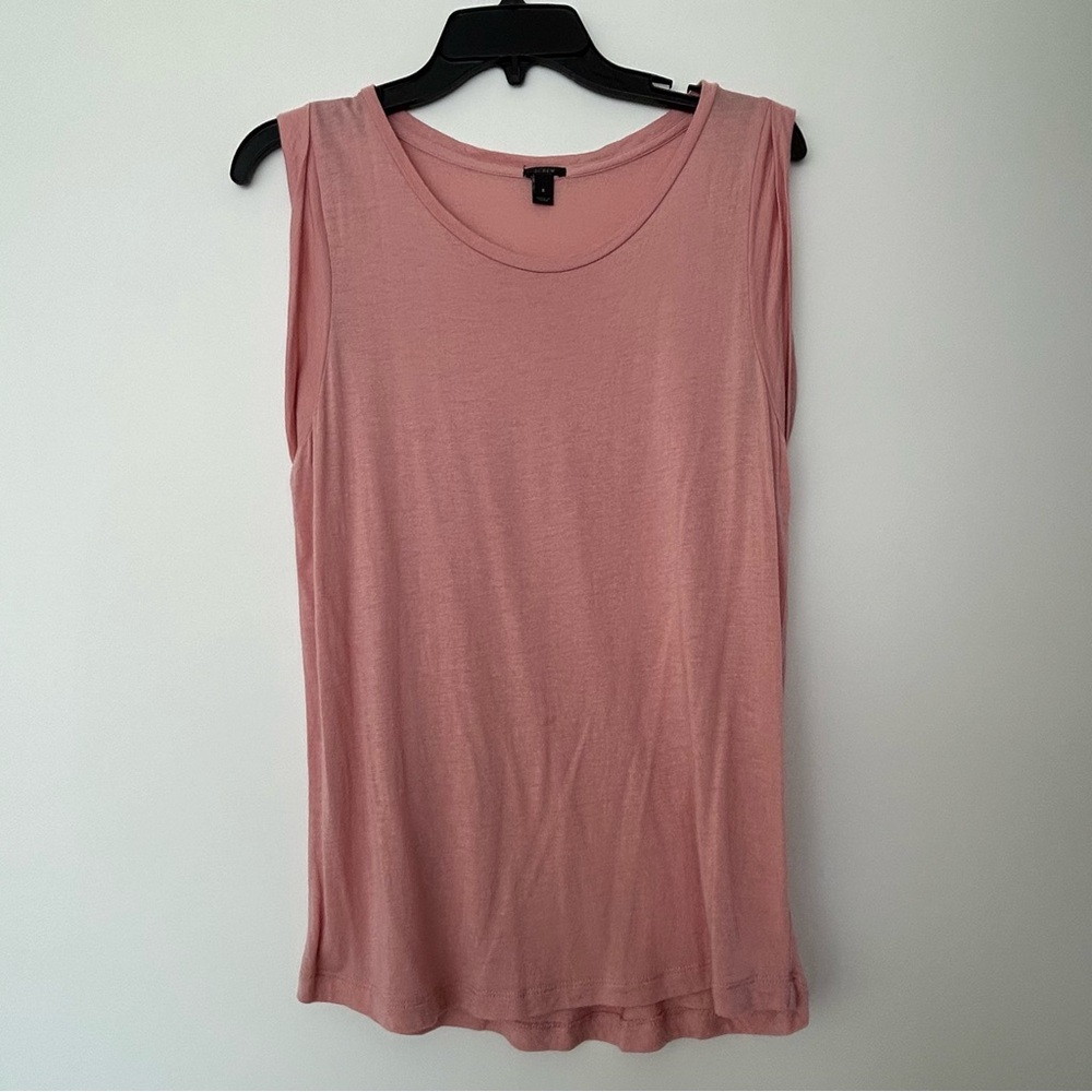 J. Crew Rolled sleeve Tank Top